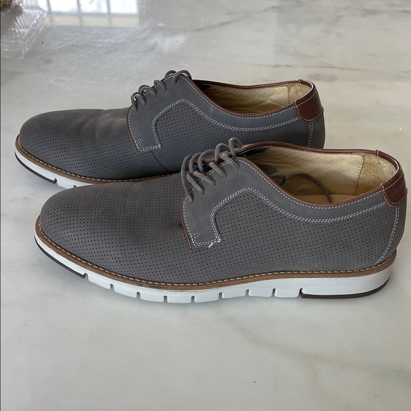 Johnston & Murphy Gray Oxfords